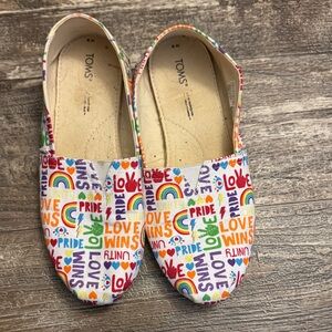 TOMS Love Wins Slip-ons